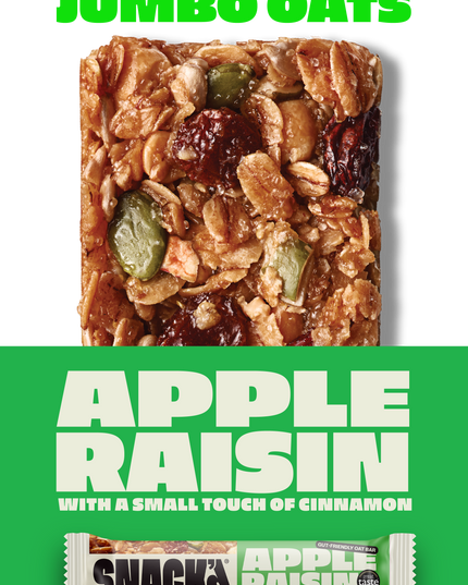 Apple & Raisin Gut-Friendly Oat Bars (16 Pack)