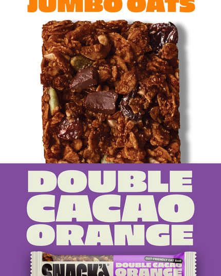 Double Cacao & Orange Gut-Friendly Oat Bars (16 pack)