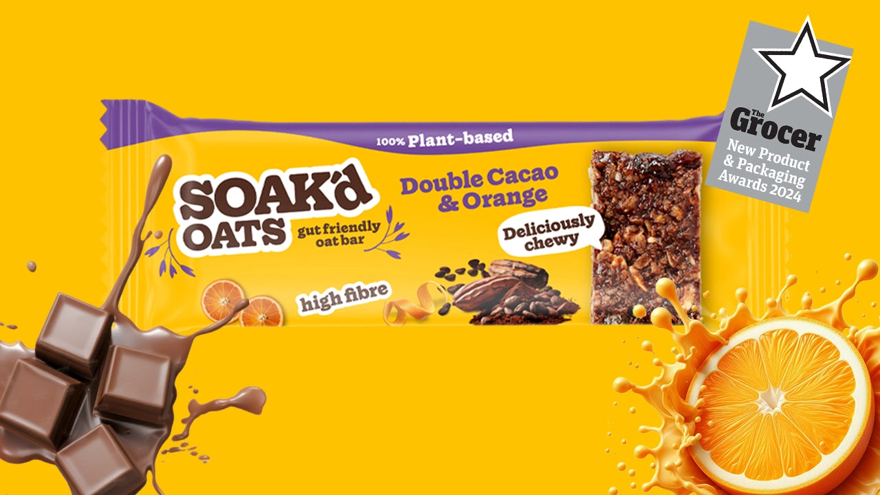 SOAK'D OAT Gut Friendly Oat Bars Multipacks